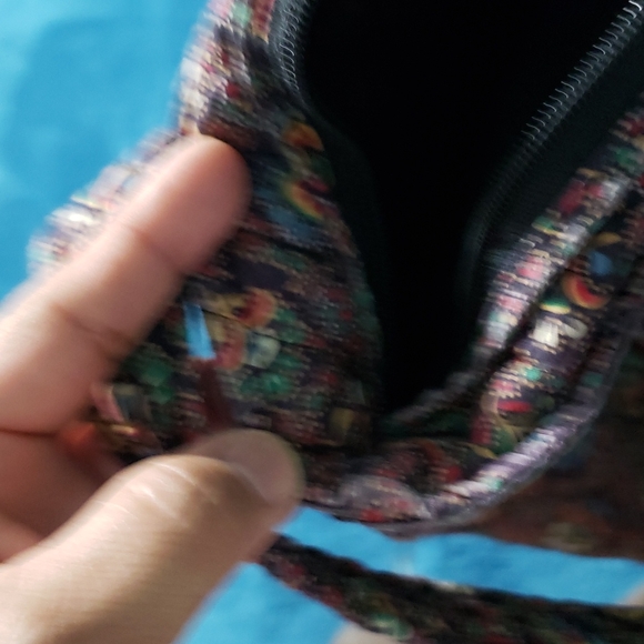 Vera Bradley Retired Collette Black Handbag / Purse (Fall 1995) - Picture 13 of 14